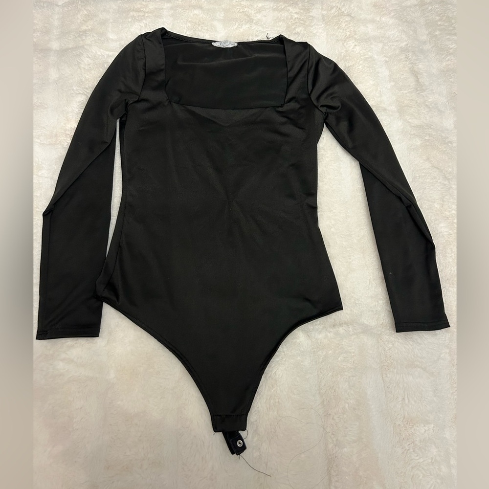 Black Long Sleeve bodysuit